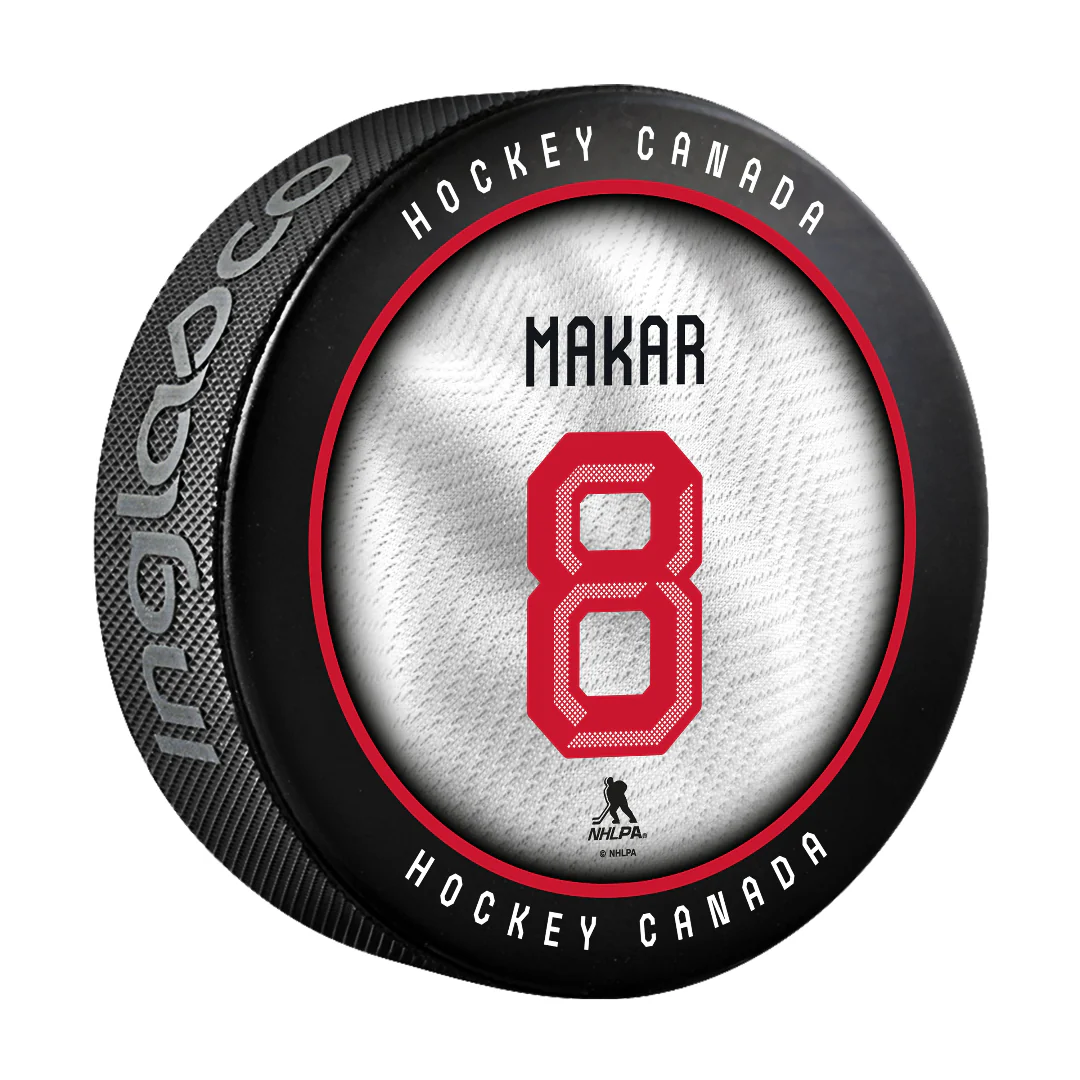 Inglasco Team Canada Cale Makar Souvenir Puck