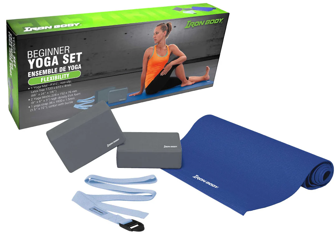 Iron Body Fitness 4-Piece Beginner Yoga Set
