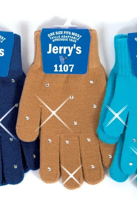 Jerry's Adult 1107 Crystal Mini Figure Skating Gloves - Image 3