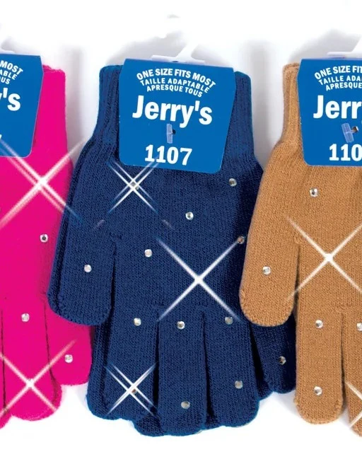 Jerry's Adult 1107 Crystal Mini Figure Skating Gloves - Image 4