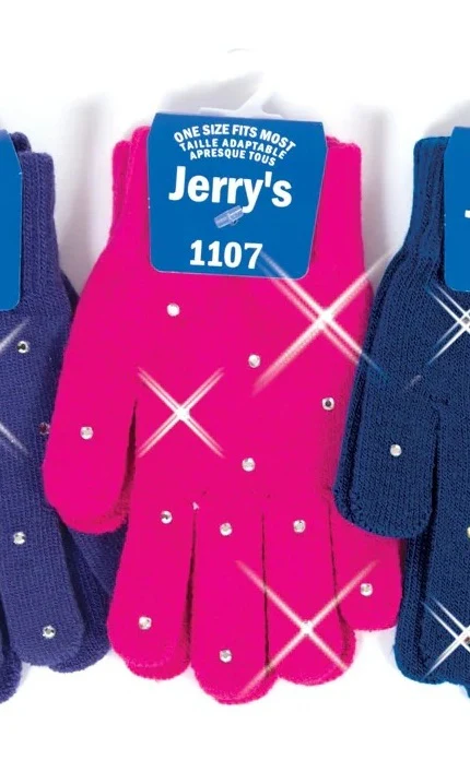 Jerry's Adult 1107 Crystal Mini Figure Skating Gloves - Image 5