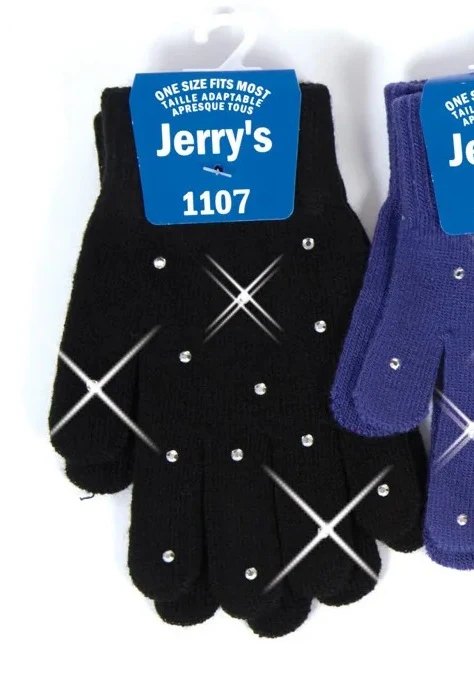 Jerry's Adult 1107 Crystal Mini Figure Skating Gloves - Image 7