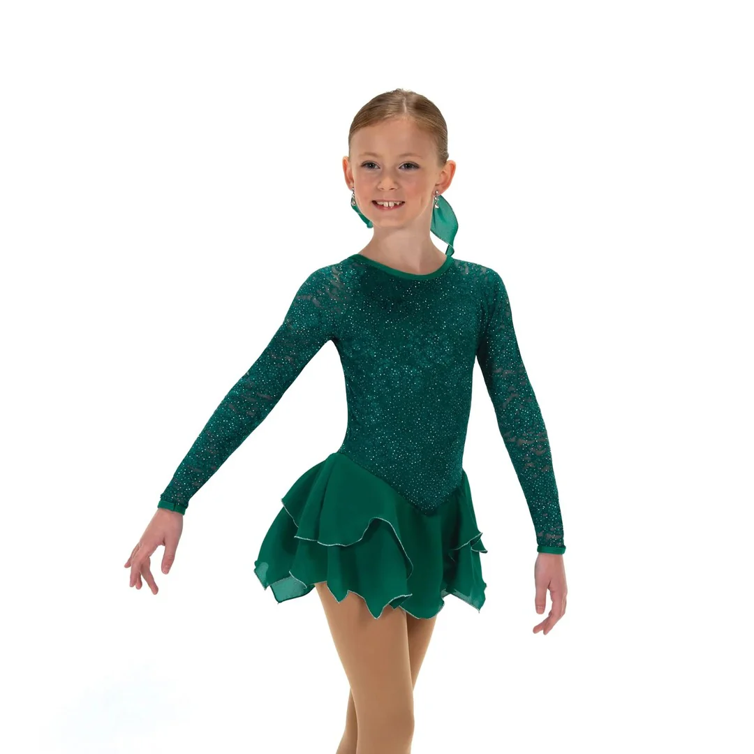 Jerry's Girl's 623 Tulip Lace Figure Skating Dress