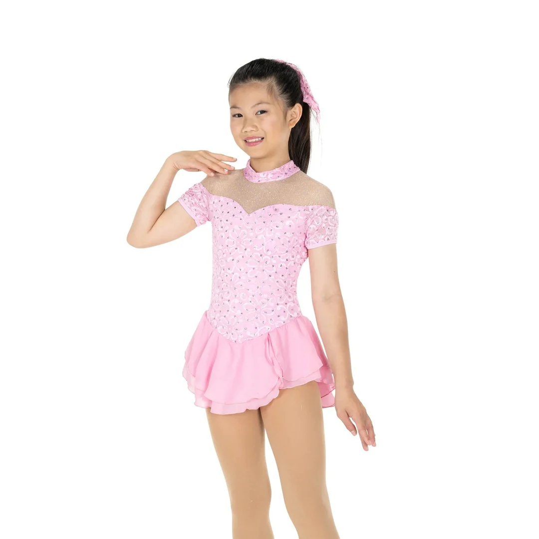 Jerry's Girl's 725 Hearts & Lace Figure Skating Dress