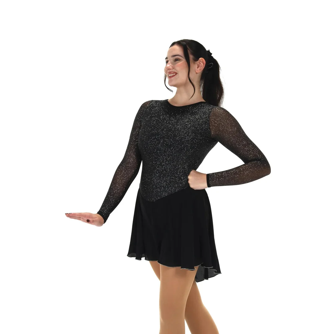 Jerry's Women's 569 Silver Dust Figure Skating Dress - Image 3