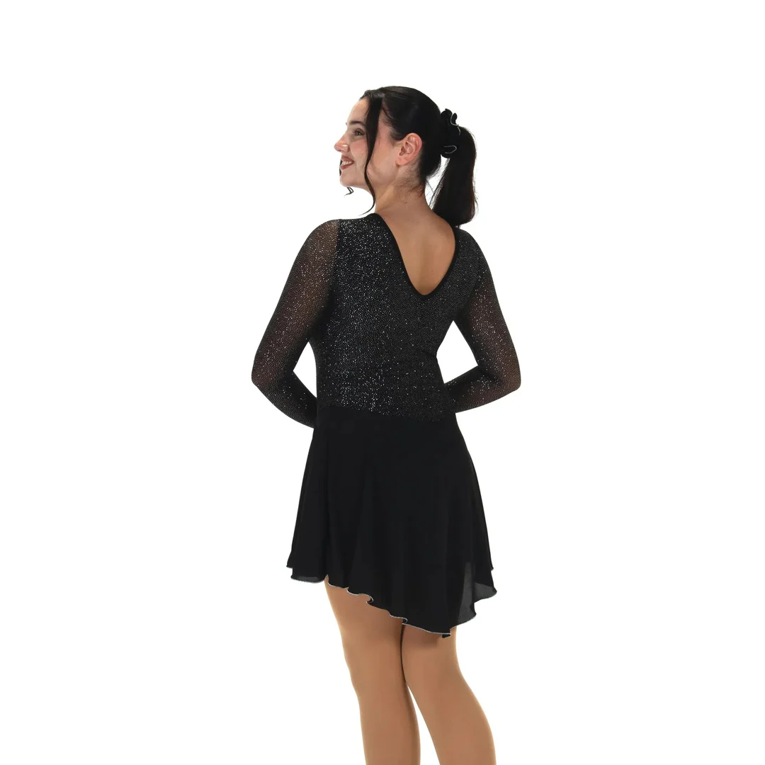 Jerry's Women's 569 Silver Dust Figure Skating Dress - Image 4