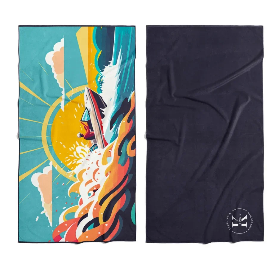 K5 Microfiber Quick-Dry 80x160cm Beach Towel - Image 8