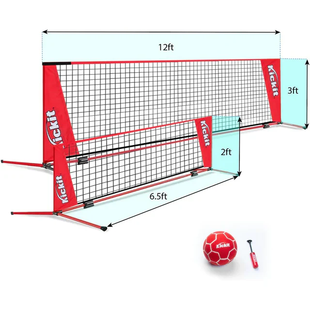 Kickit Soccer Tennis Doubles Set - Image 2