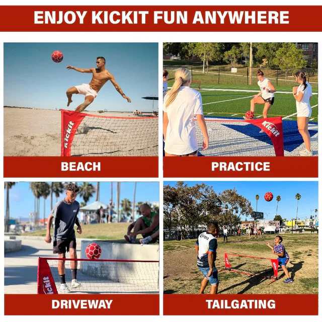 Kickit Soccer Tennis Doubles Set - Image 6