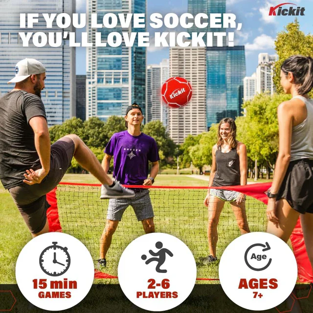 Kickit Soccer Tennis Doubles Set - Image 7