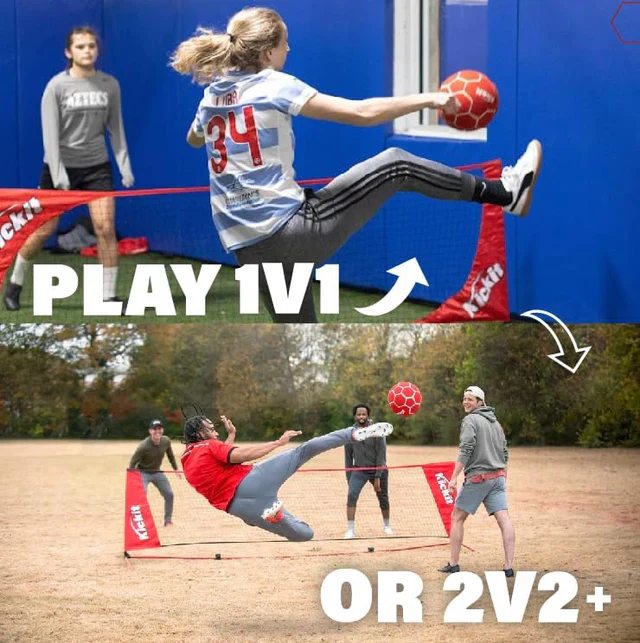 Kickit Soccer Tennis Doubles Set - Image 9