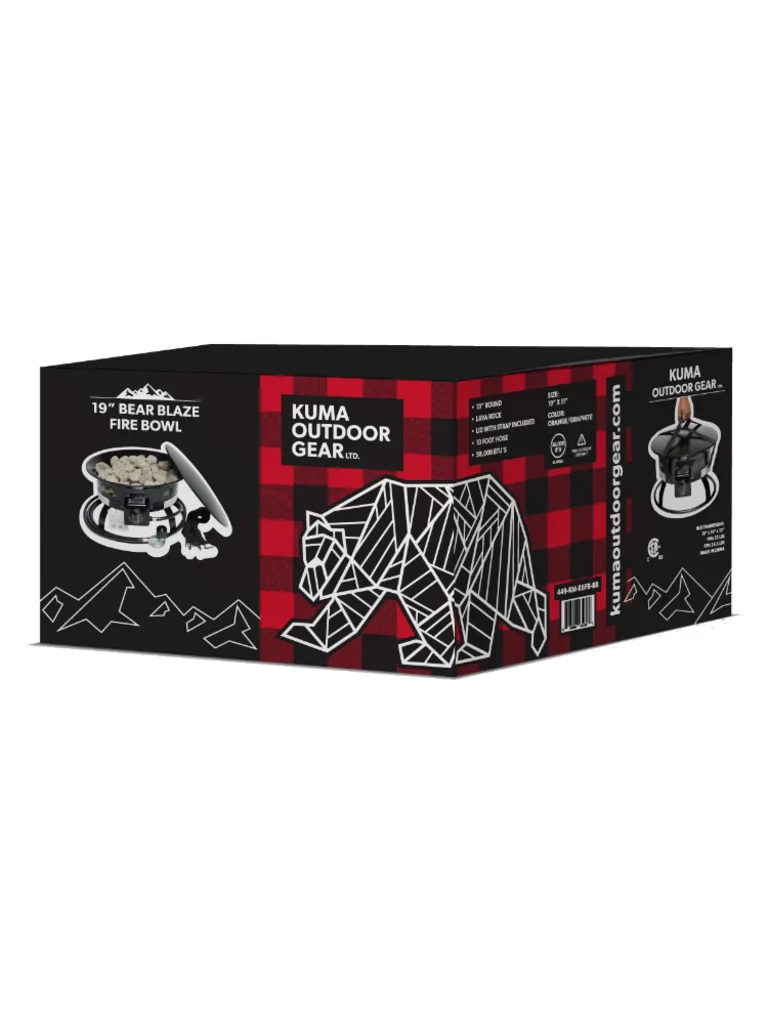 KUMA 19" Bear Blaze Fire Bowl - Image 3