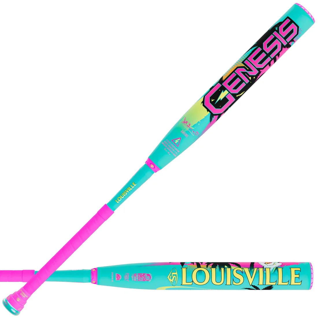 Louisville Genesis Scott Hartling 2-Piece End Load Slo-Pitch Bat