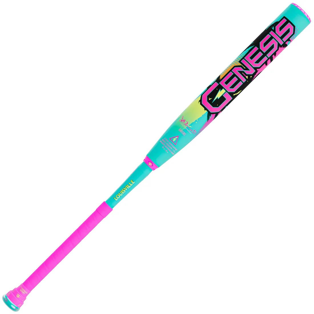Louisville Genesis Scott Hartling 2-Piece End Load Slo-Pitch Bat - Image 3