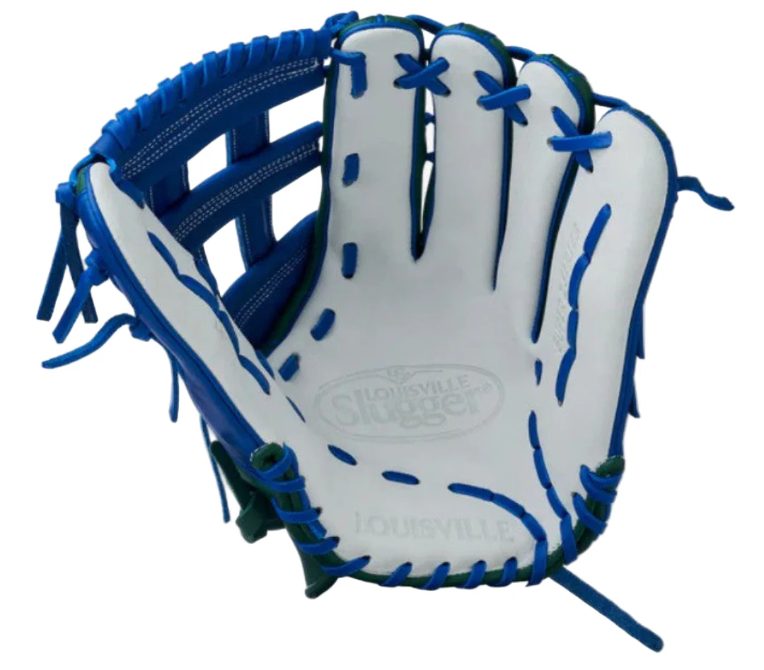 Louisville Super Z FG Green-Royal Slo-Pitch Glove - Image 2