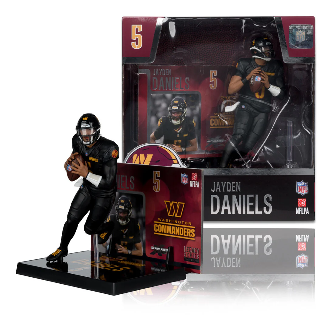 McFarlane NFL Washington Commanders Jayden Daniels Figure - Image 4
