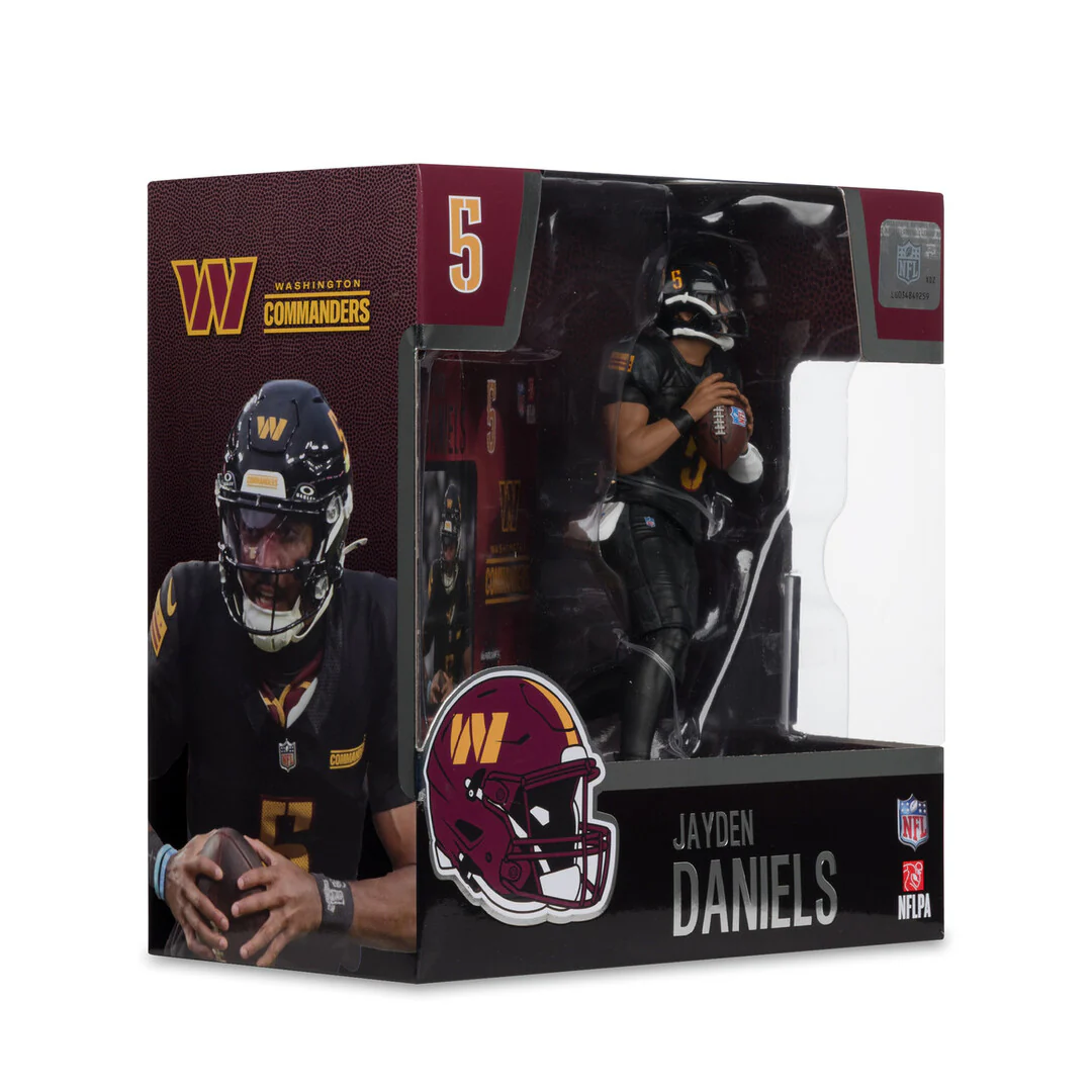 McFarlane NFL Washington Commanders Jayden Daniels Figure - Image 5