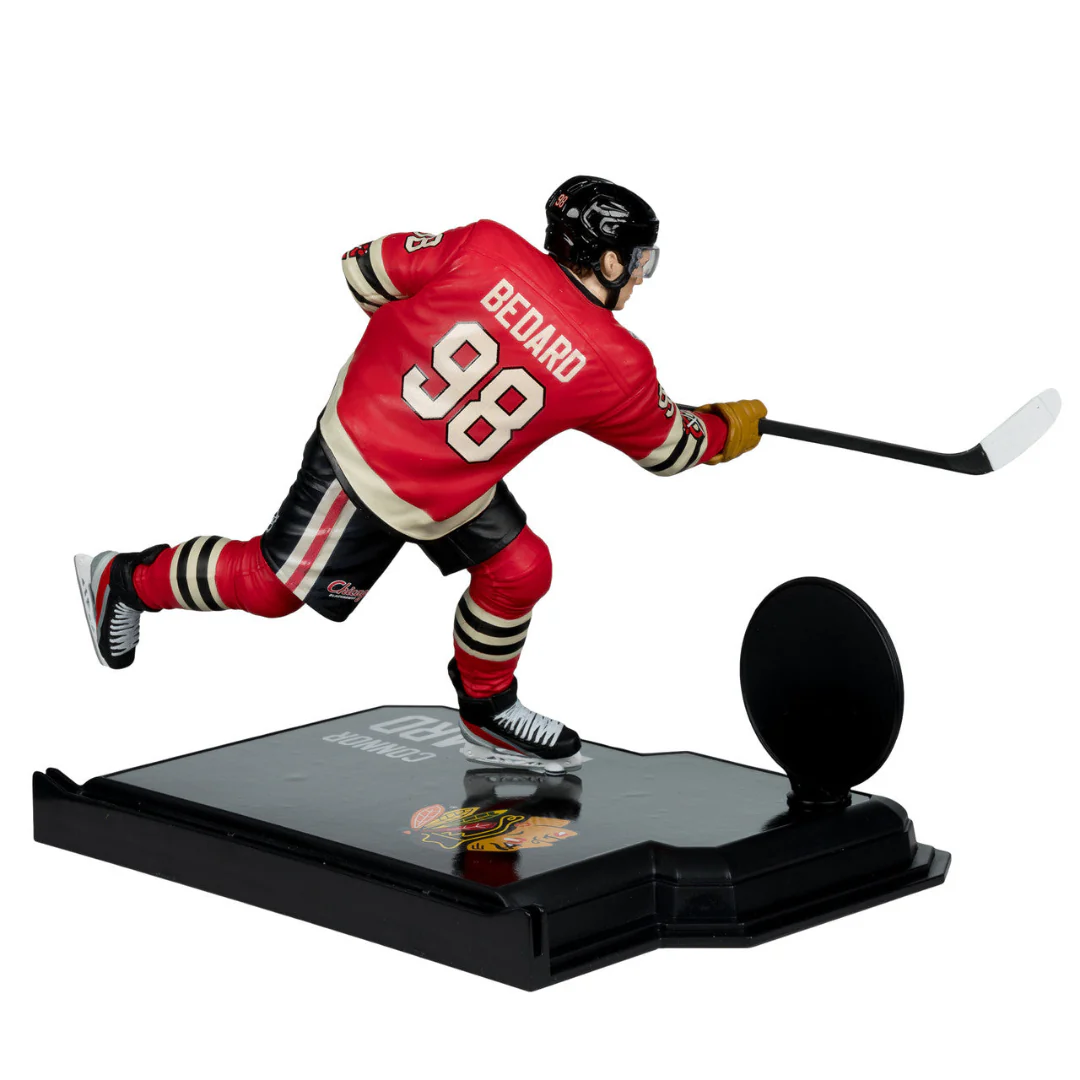 McFarlane NHL Chicago Blackhawks Connor Bedard Winter Classic Figure - Image 3