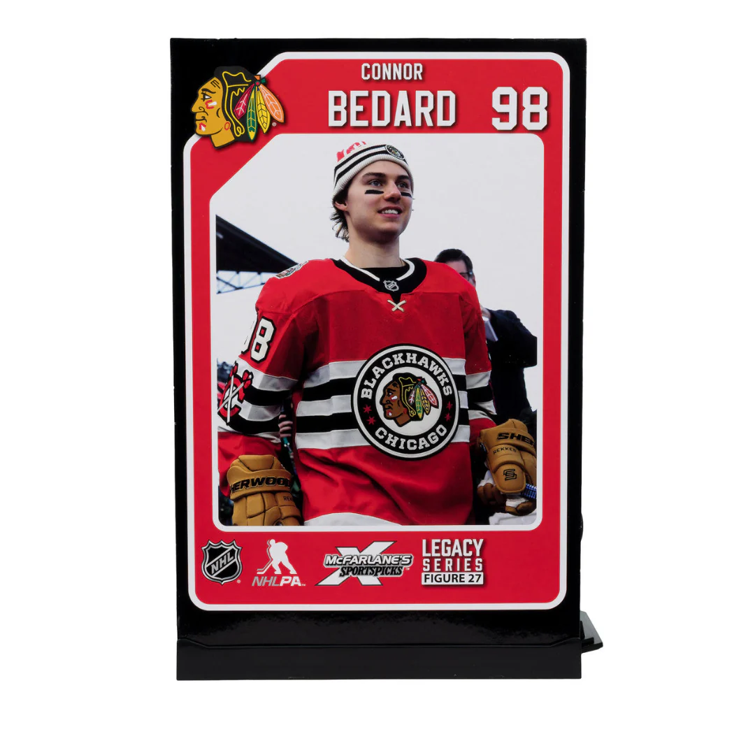 McFarlane NHL Chicago Blackhawks Connor Bedard Winter Classic Figure - Image 4