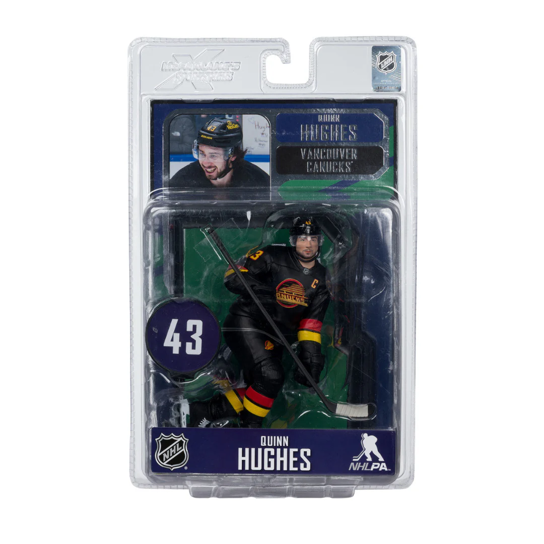 McFarlane NHL Vancouver Canucks Quinn Hughes Figure - Image 5