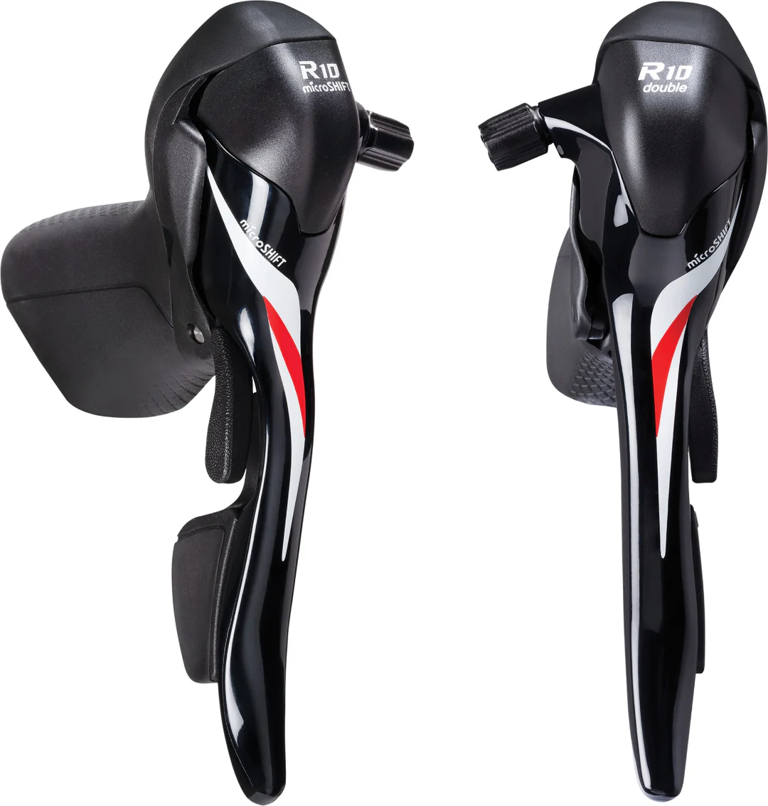 microSHIFT R10 (2x10-Speed) Mechanical Drop Bar Shifters