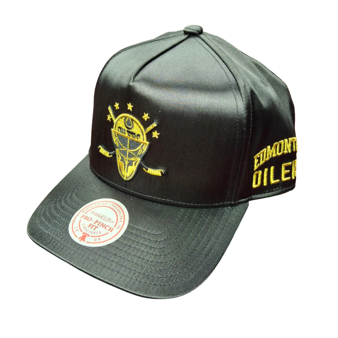 Mitchell & Ness Men's NHL Edmonton Oilers Golden Egg A-Frame Snapback Hat