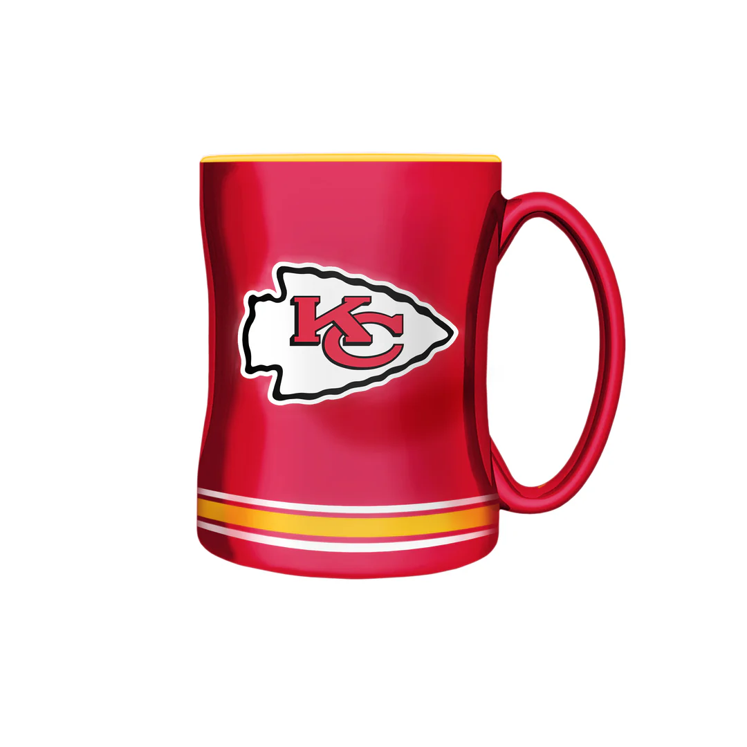 The Sports Vault NFL Kansas City Chiefs 14oz Sculpted Mug - Image 3