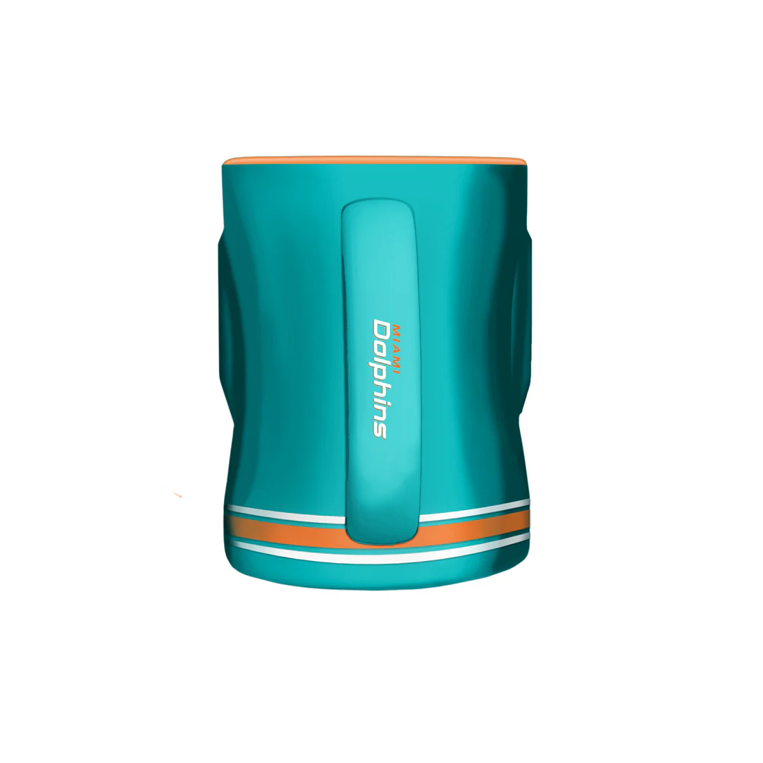 The Sports Vault NFL Miami Dolphins 14oz Sculpted Mug - Image 2