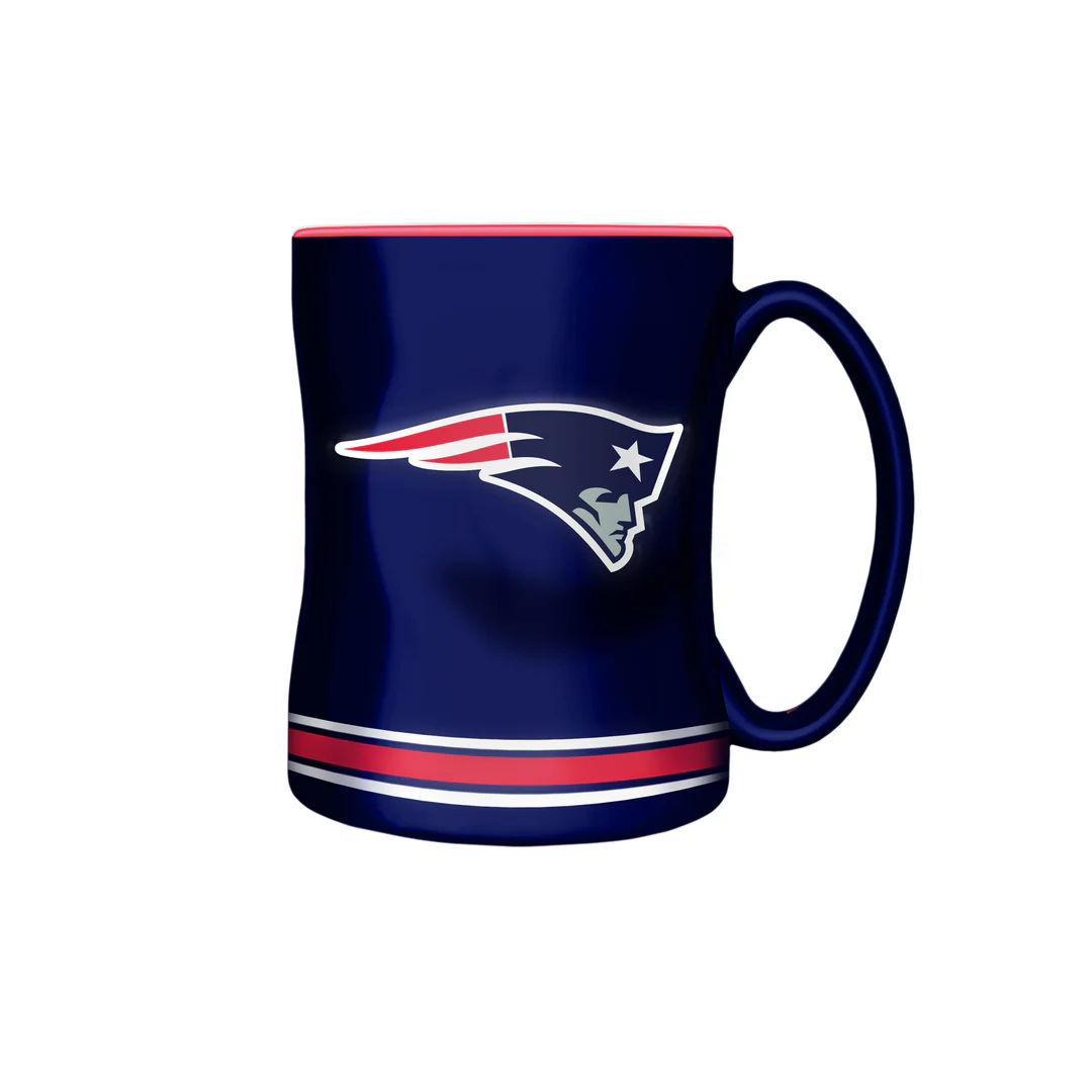 The Sports Vault NFL New England Patriots 14oz Sculpted Mug - Image 3