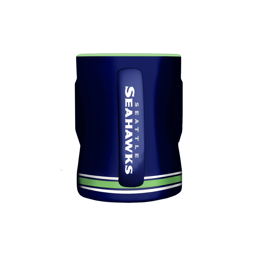 The Sports Vault NFL Seattle Seahawks 14oz Sculpted Mug - Image 2