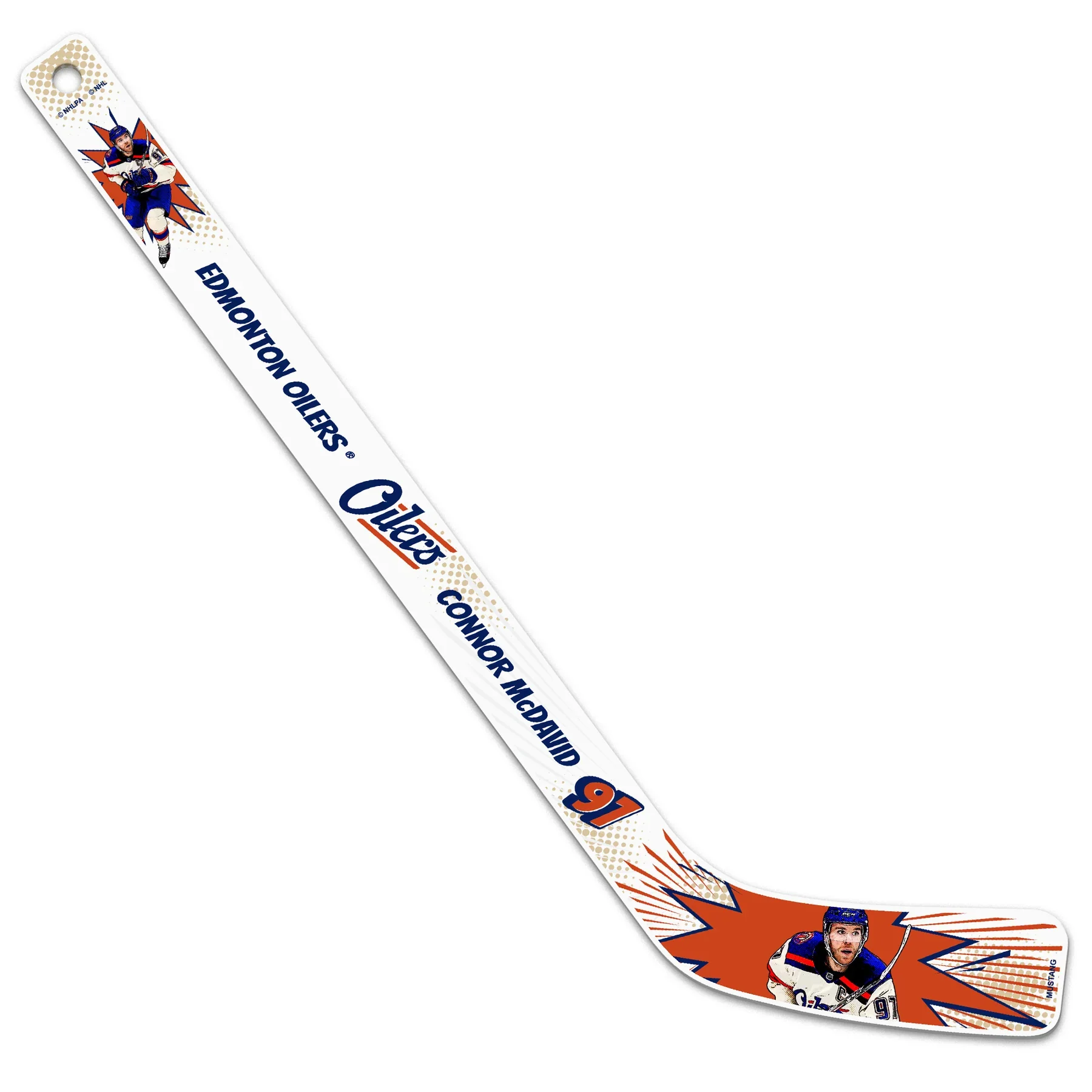 Mustang NHL Edmonton Oilers Connor McDavid Alternate Player Stick