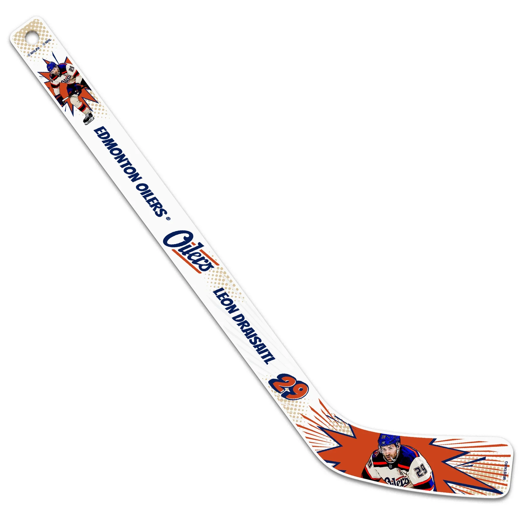 Mustang NHL Edmonton Oilers Leon Draisaitl Alternate Player Stick