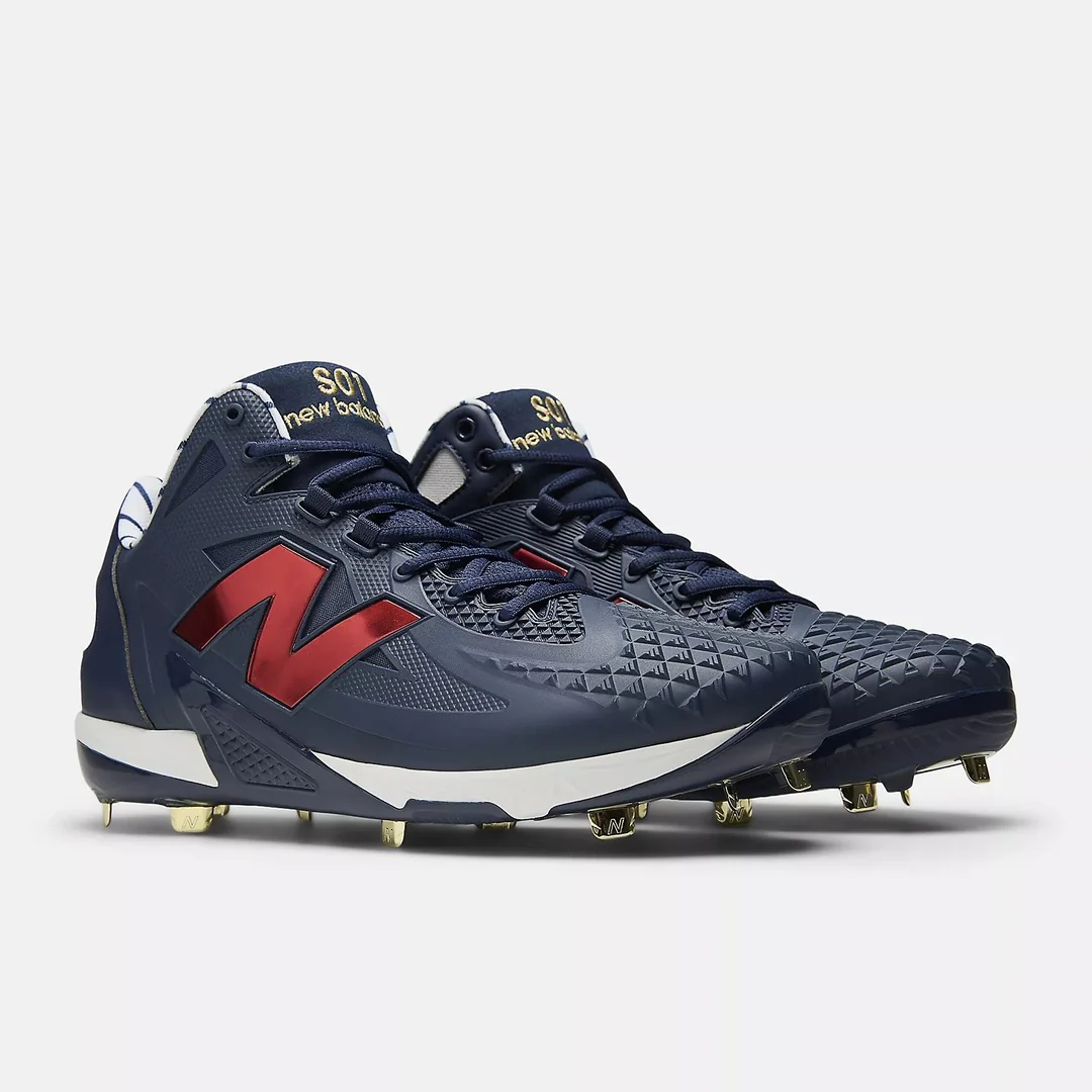 New Balance Senior FuelCell Ohtani V1 Mid Metal Baseball Cleats - Image 2