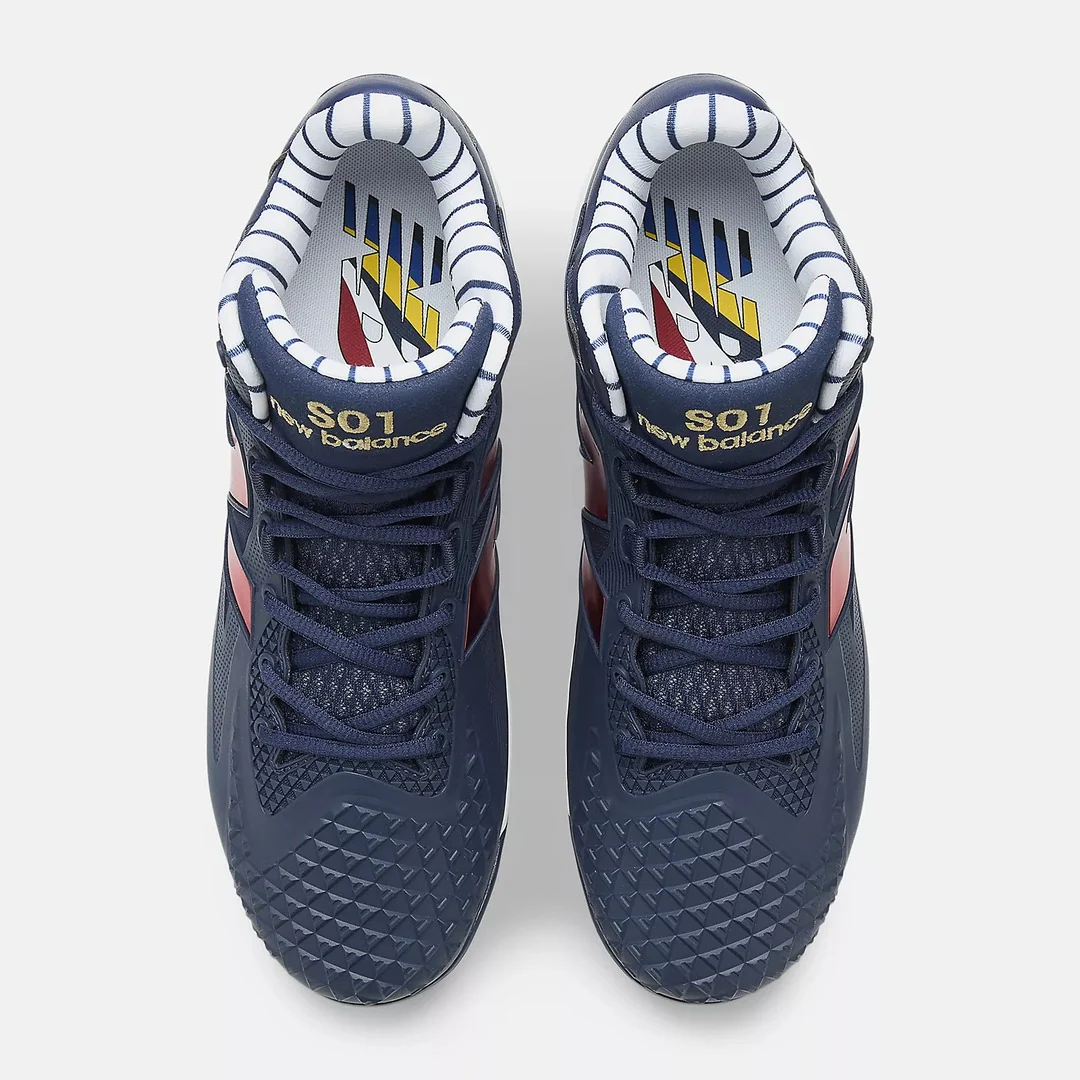 New Balance Senior FuelCell Ohtani V1 Mid Metal Baseball Cleats - Image 4