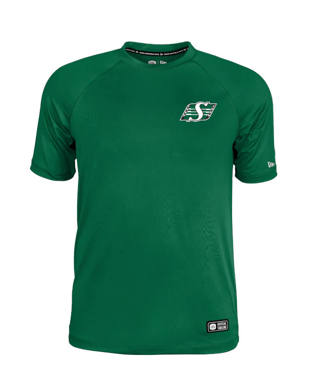 New Era Men's CFL Saskatchewan Roughriders Cavort Performance T-Shirt