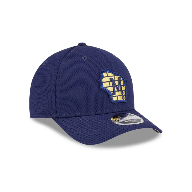 New Era Men's MLB Milwaukee Brewers Clubhouse '25 9FORTY MC Hat - Image 3