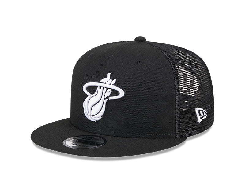 New Era Men's NBA Miami Heat 9FIFTY Trucker Cap