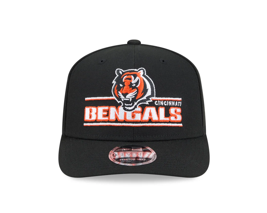 New Era Men's NFL Cincinnati Bengals '25 970 Stretch Snap Stated Hat - Image 2