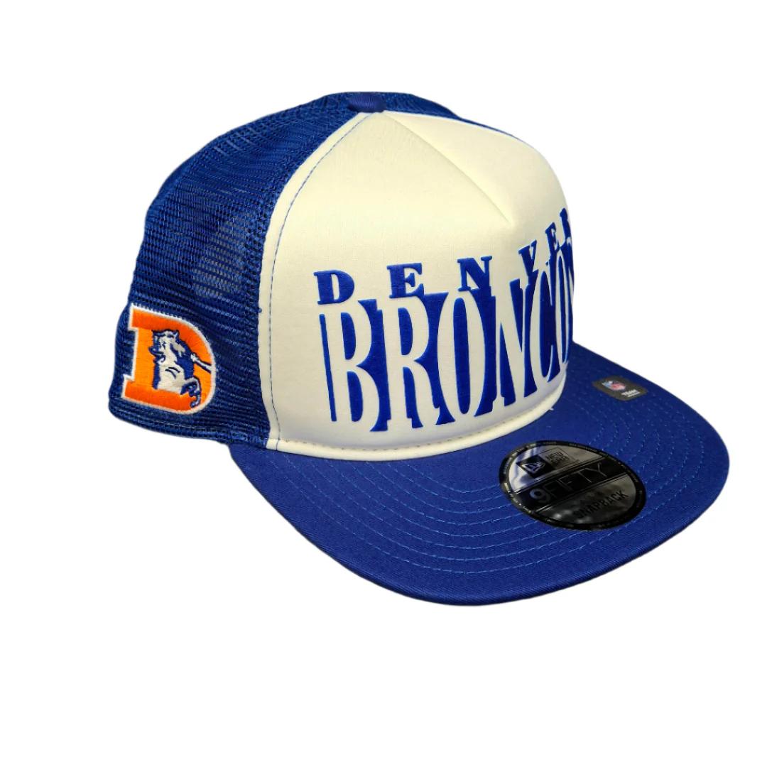 New Era Men's NFL Denver Broncos '25 950 A-Frame Team Cutout Hat
