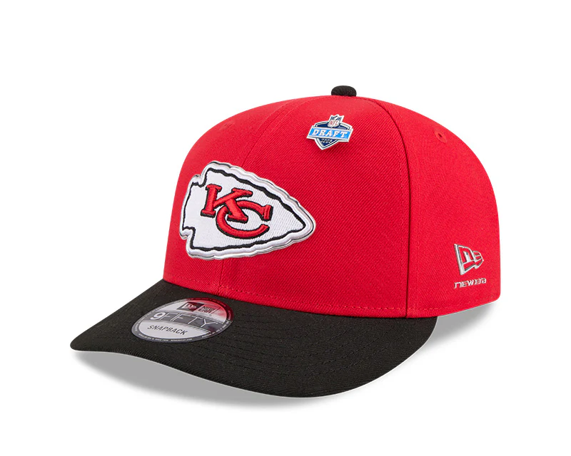 New Era Men's NFL Kansas City Chiefs 9FORTY MC Draft Hat 2026