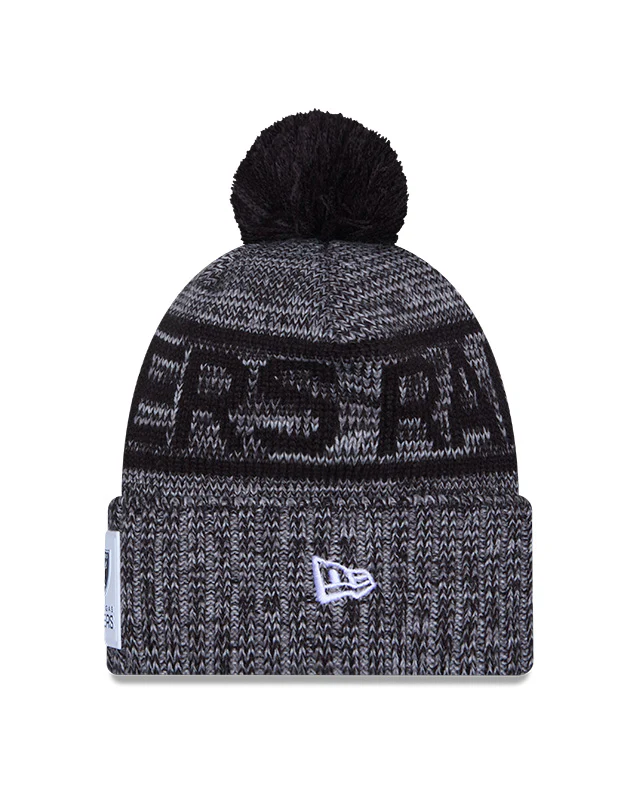 New Era Men's NFL Las Vegas Raiders Sideline '25 Sport Pom Knit Toque - Image 2