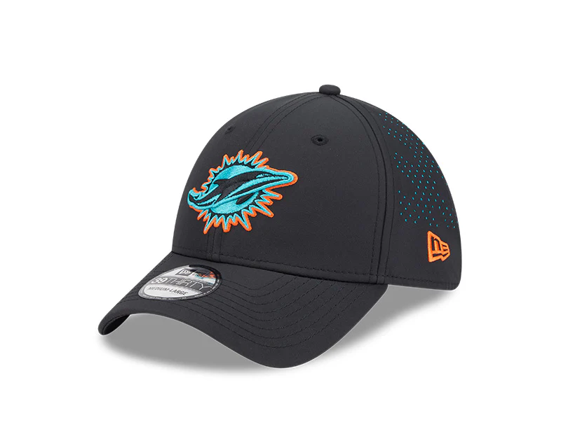 New Era Men's NFL Miami Dolphins '25 3930 Night Flex Hat