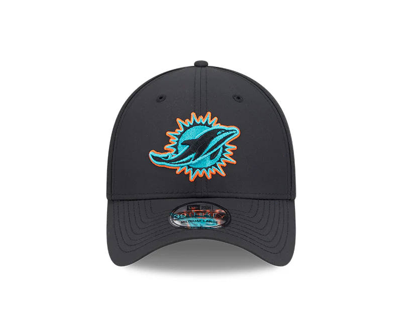 New Era Men's NFL Miami Dolphins '25 3930 Night Flex Hat - Image 2