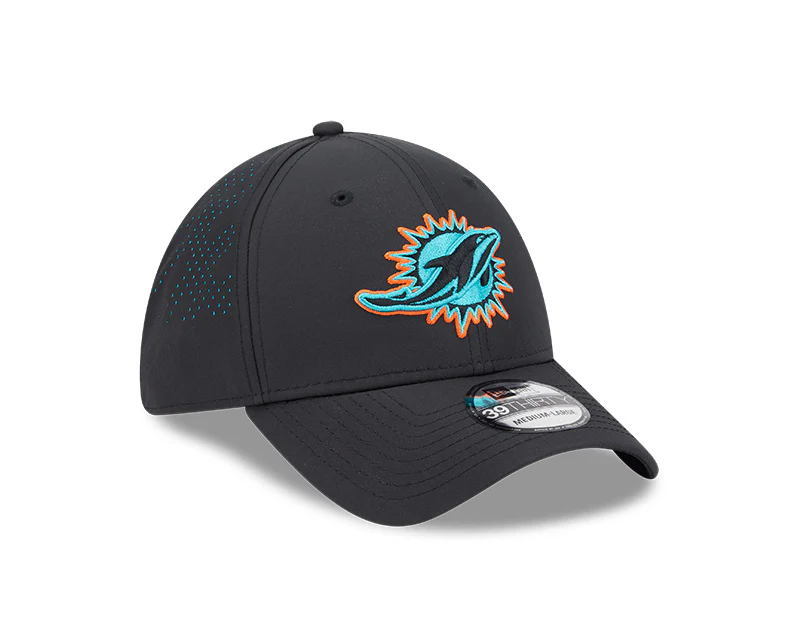 New Era Men's NFL Miami Dolphins '25 3930 Night Flex Hat - Image 3
