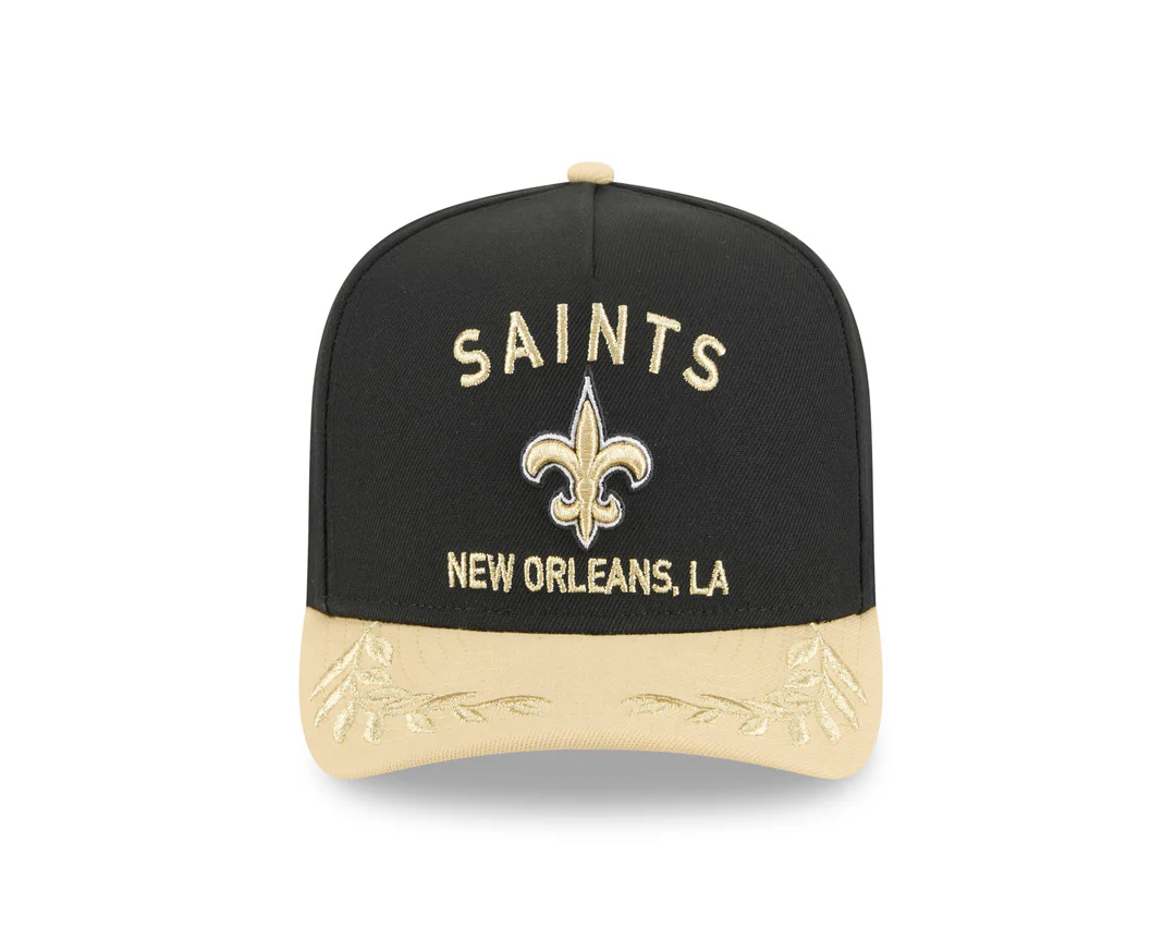 New Era Men's NFL New Orleans Saints 9FIFTY A-Frame Draft Hat 2025 - Image 2