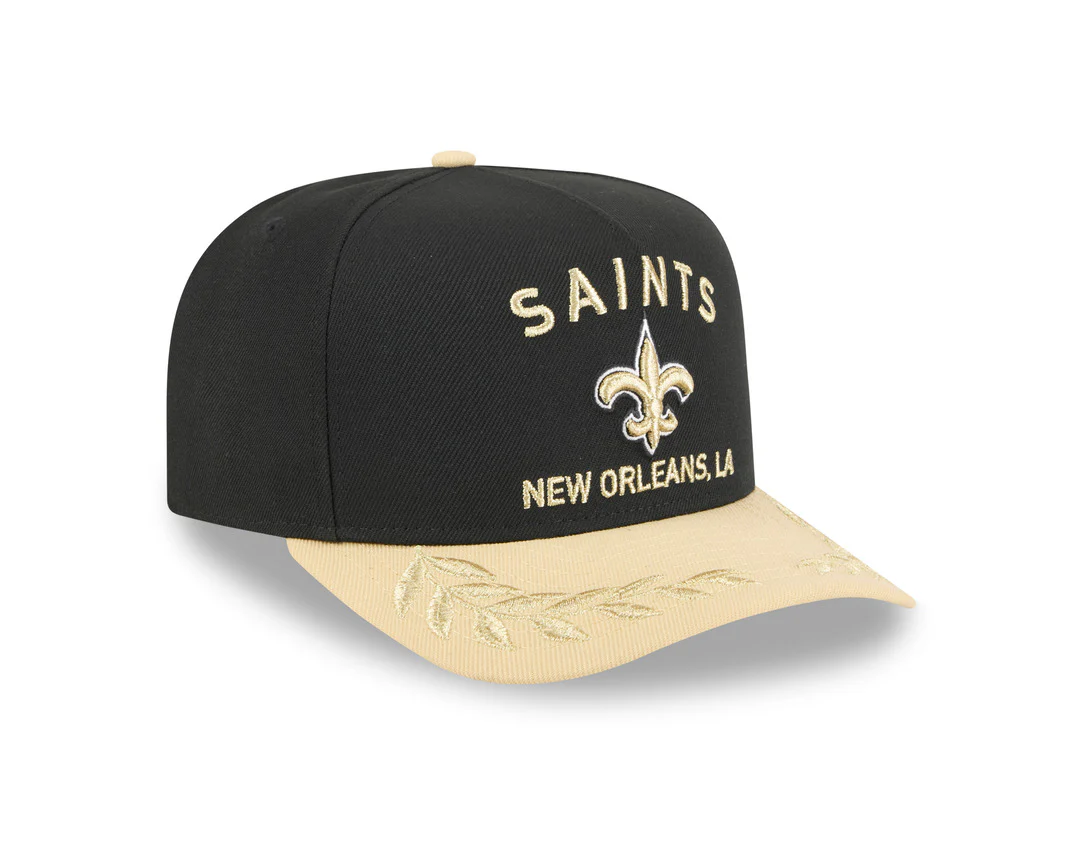 New Era Men's NFL New Orleans Saints 9FIFTY A-Frame Draft Hat 2025 - Image 3