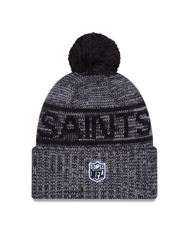 New Era Men's NFL New Orleans Saints Sideline '25 Sport Pom Knit Toque - Image 2