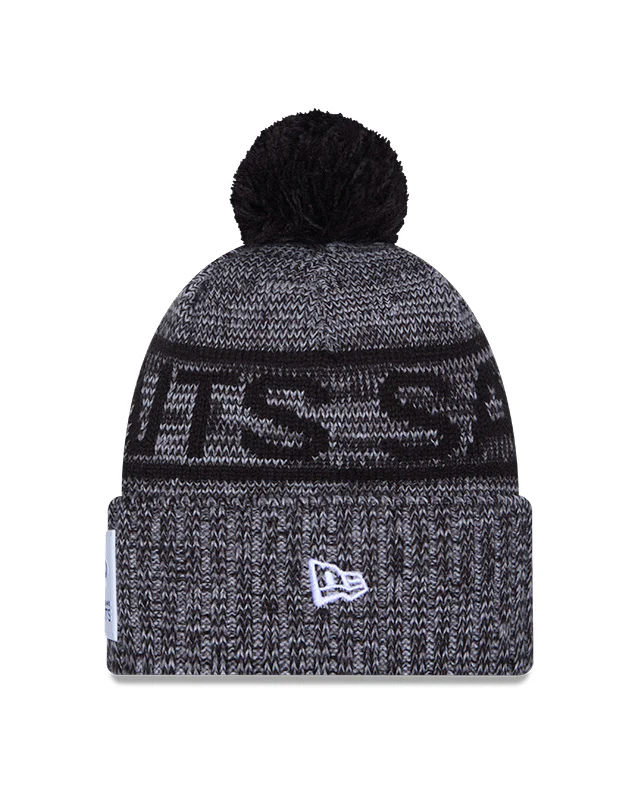 New Era Men's NFL New Orleans Saints Sideline '25 Sport Pom Knit Toque - Image 3