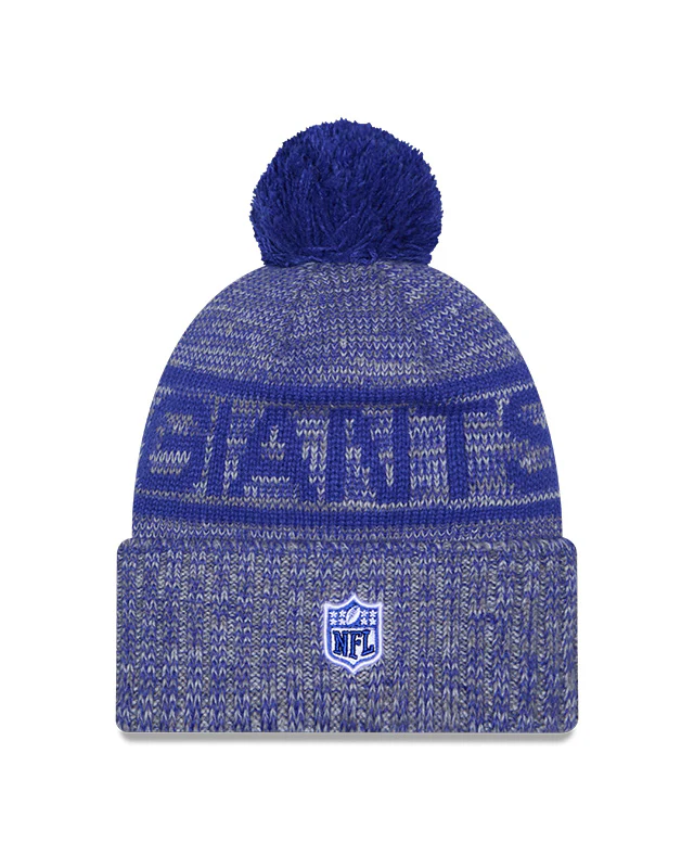 New Era Men's NFL New York Giants Sideline '25 Sport Pom Knit Toque - Image 2