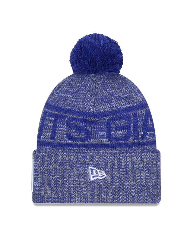New Era Men's NFL New York Giants Sideline '25 Sport Pom Knit Toque - Image 3
